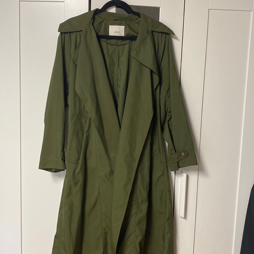Aritzia Wilfred Requiem Trench Coat XS